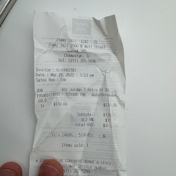NEW Nike Air Jordan 1 Retro High OG Mens US 9.5 - Picture 9 of 10